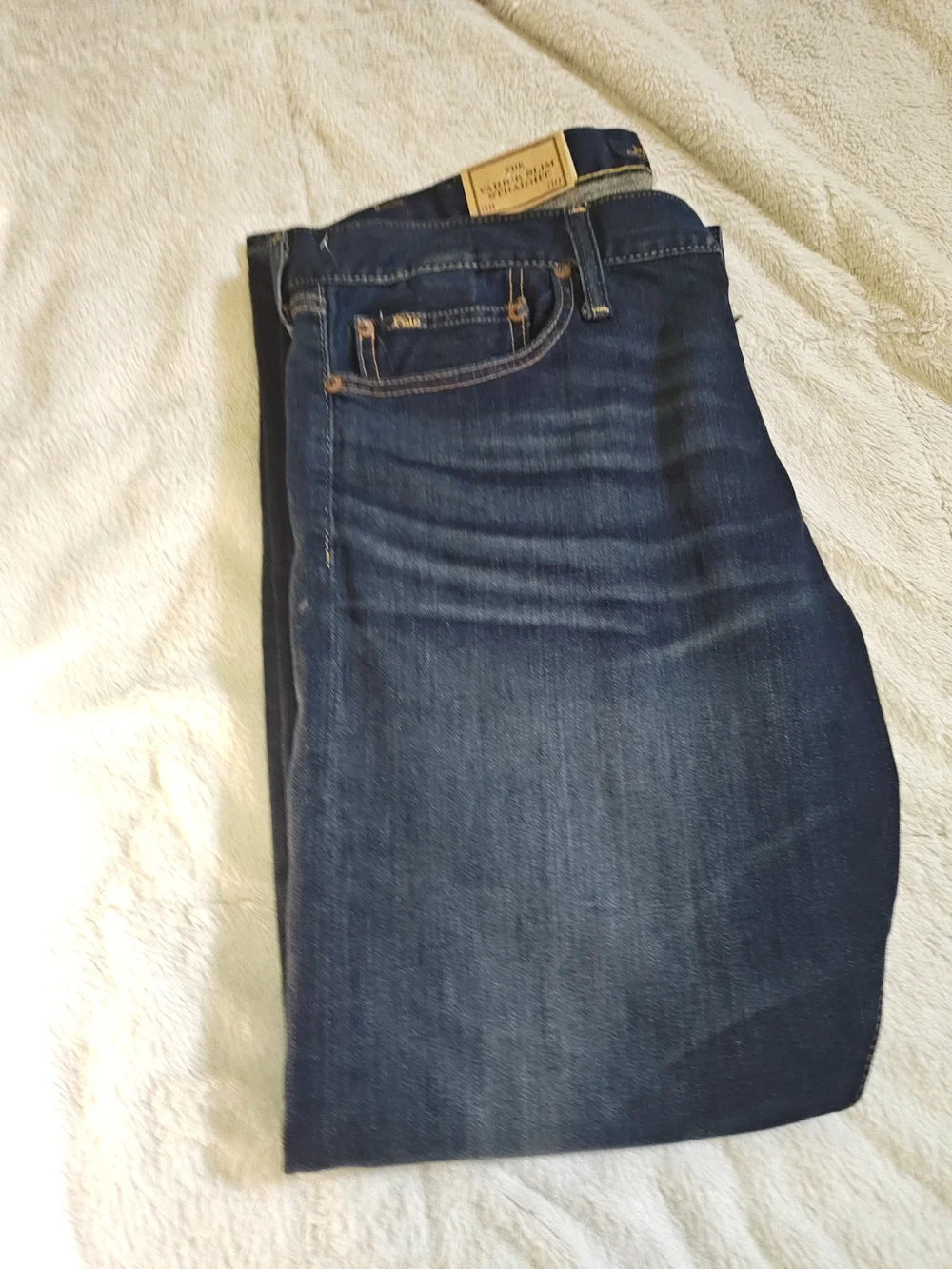 Polo by Ralph Lauren Men's Dark Indigo Bootcut Jeans 38x30